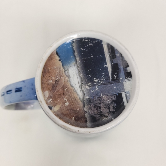 Hoover Dam Nevada Collage Blue Coffee Mug - Picture 6 of 6